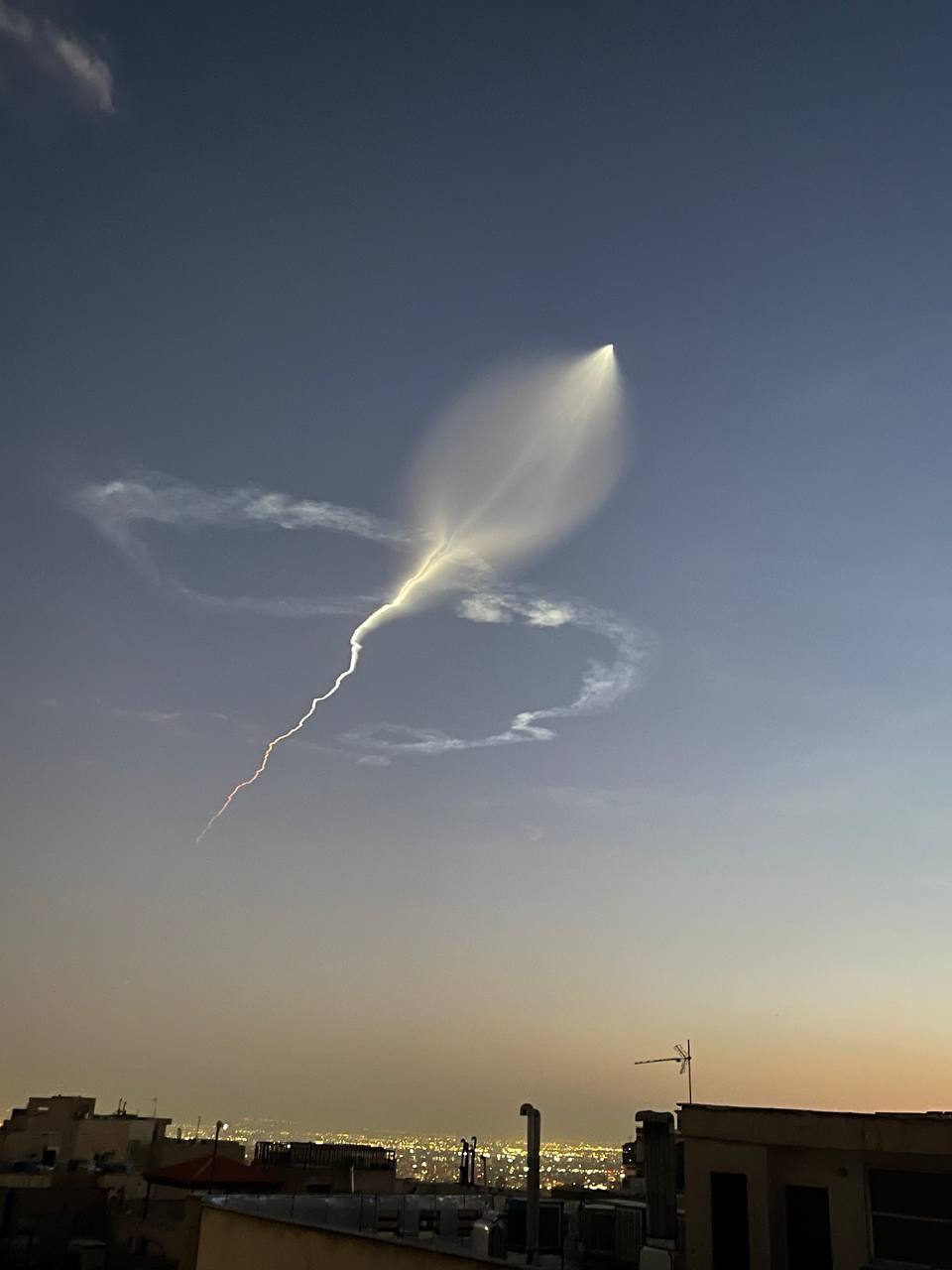 a cloud in the sky